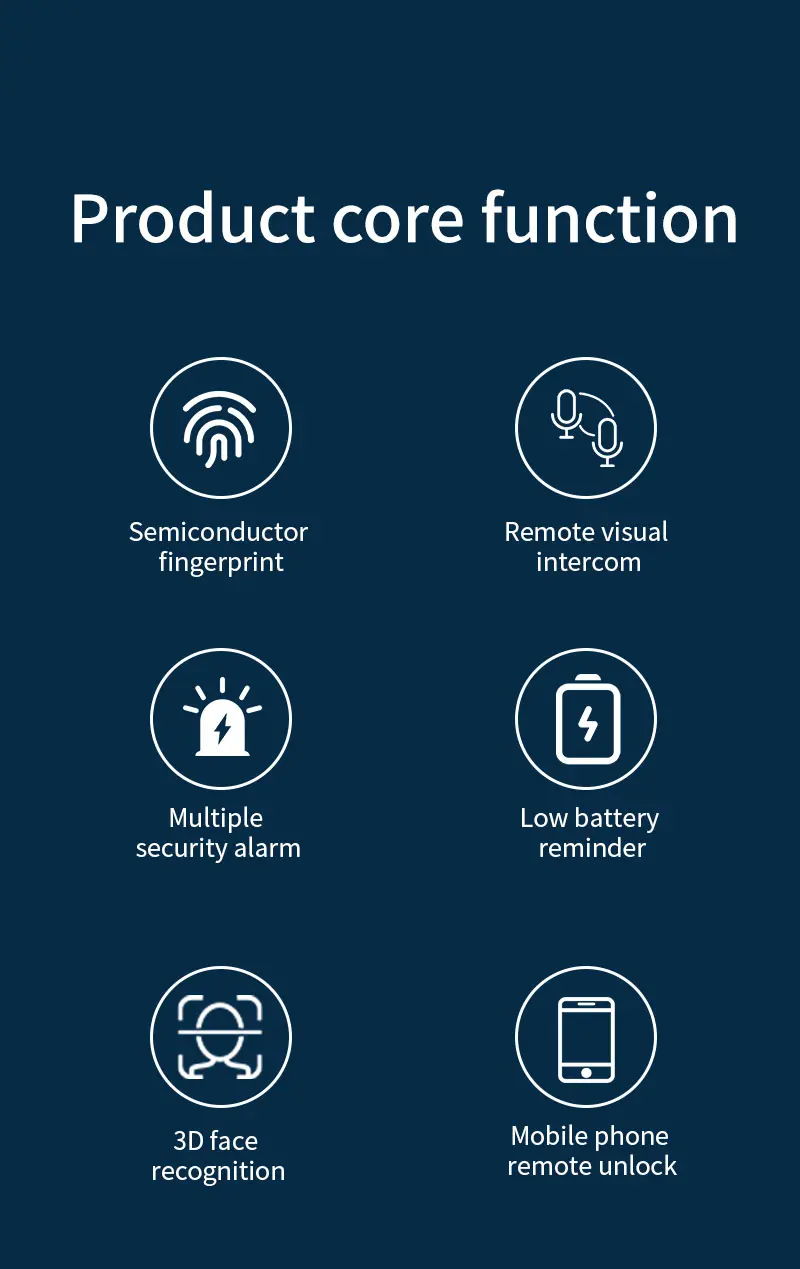 Fingerprint Waterproof Outdoor Garden Lock